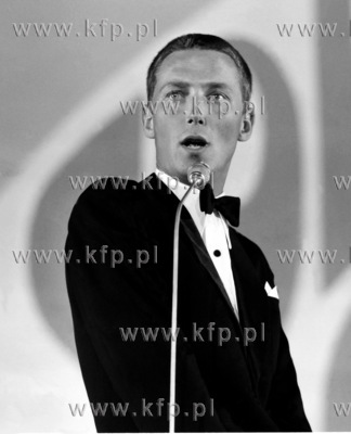Wojciech Mlynarski podczas Festiwalu Piosenki w Sopocie....