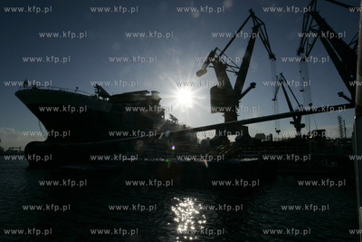 Stocznia Gdanska. Nz statek Geo Celtic przeznaczonym...