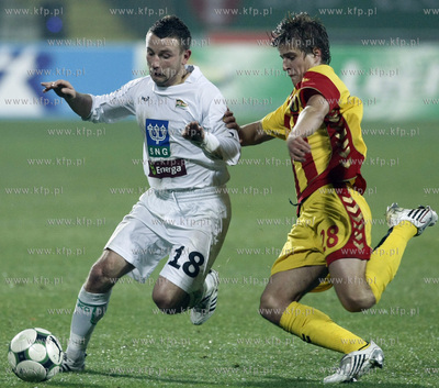 Gdansk. Mecz o mistrzostwo Ekstraklasy Lechia Gdansk...