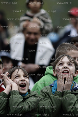 Gdansk Stadion Lechii. Festyn rodzinny przed meczem...