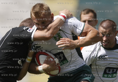 Gdansk. Polfinal play off ekstraligi rugby Lechia Gdansk...