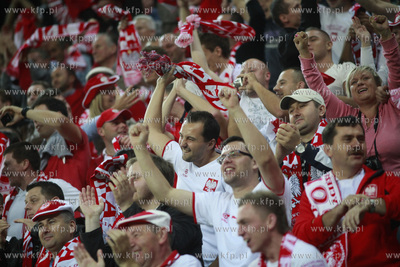 Gdansk. Stadion pilkarski PGE Arena. Mecz towarzyski...