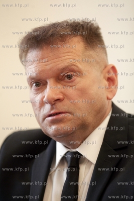 Gdansk. Hotel Scandic. Konferencja prasowa Krzysztofa...