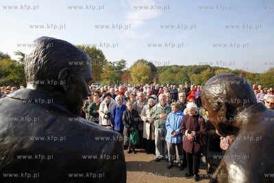 Gdansk. Park Ronalda Reagana. Uroczystosci zwiazane...