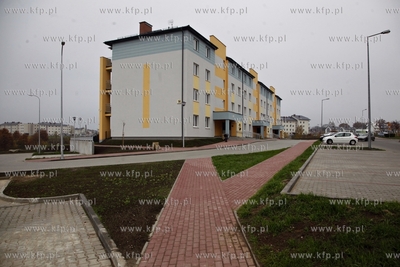 Uroczystosc przekazania mieszkan nowym lokatorom w...