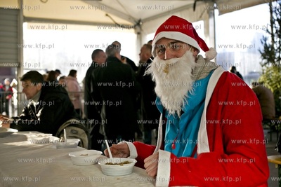 Gdansk. Targ Weglowy. XXIV Wigilia dla ubogich, samotnych...