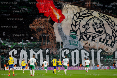 Betclic 1 liga. Lechia Gdańsk - Arka Gdynia n/z Kibice,...
