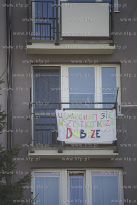 Uśmiechnij się. Wszytko będzie dobrze. Taki napis...