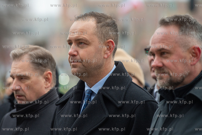 Budynek NSZZ Solidarność w Gdańsku. Uroczystość...