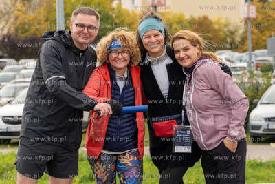 PKO Sopot Półmaraton. Nz. Michał Banacki, Magdalena...