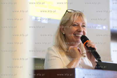 Gdańsk. Siedziba Rady Miasta.  Spotkanie wiceprezydentki...