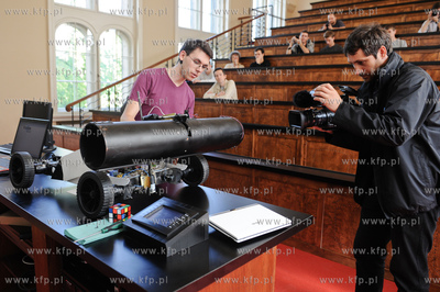 Gdansk. Politechnika Gdanska. Studenci wydzialu  Elektrotechniki...