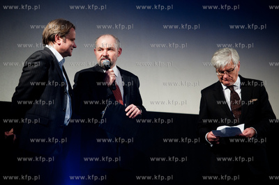 Gdansk. Zakonczenie obchodow Roku Heweliusza. Premiera...