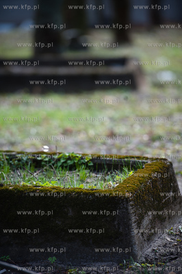 Gdansk. Teren bylego cmentarza ewngelickiego w Ujescisku,...