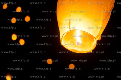 Pruszcz Gdanskich. Pierwsza edycja Festiwalu Swiatla.
Nz...