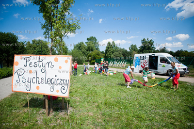 Gdansk. Park im. Ronalda Reagana. Festyn Psychologiczny,...