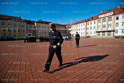 Gdynia. Oksywie. Akademia Marynarki Wojennej. Uroczystosc...