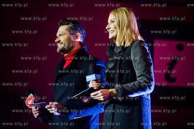 Gdansk. Dlugi Targ. Swiateczny koncert Cala Polska...