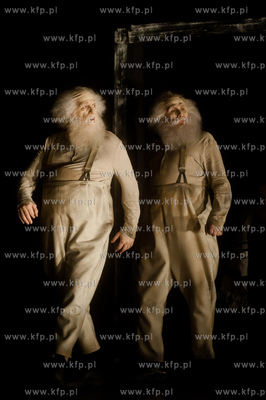 Gdansk. Teatr Wybrzeze. Proba spektaklu pt. Martwe...