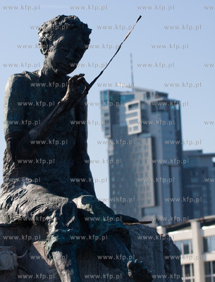 Gdynia, odsloniecie rzezby chlopczyka dyrygującego...