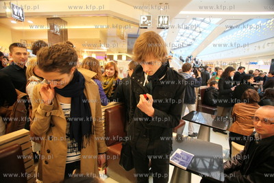 Galeria Baltycka w Gdansku. Flash mob zorganizowane...