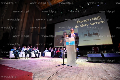 Warszawa. Sala Kongresowa. Kongres Ruchu Poparcia Janusza...