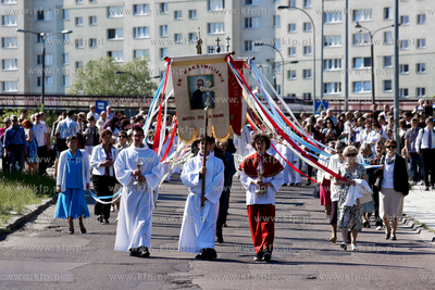 Procesja Bozego Ciala parafii sw. Maksymiliana Kolbe...