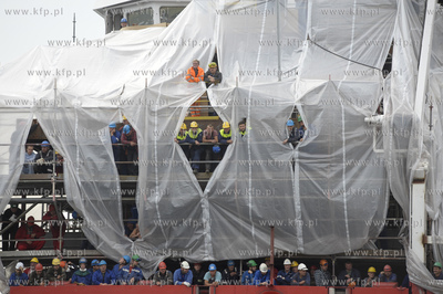 Gdansk  Stocznia Remontowa Shipbuilding Chrzest i wodowanie...