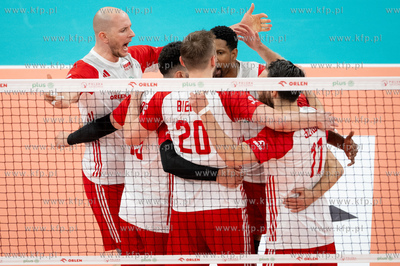 Turniej towarzyski siatkówki w Ergo Arenie. Mecz Polska...