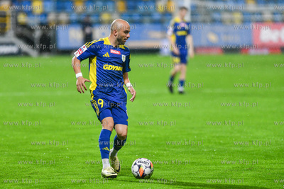 1. Liga. Arka Gdynia 1:1 Znicz Pruszków n/z Tornike...