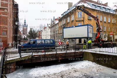 Rozpoczęcie prac remontowych na moście na ulicy Elżbietańskiej...