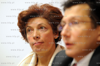 Posel Nelly Rokita w biurze poselskim Zbigniewa Kozaka...