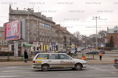 Gdansk Wrzeszcz. Skrzyzowanie al. Grunwaldkziej z ul....