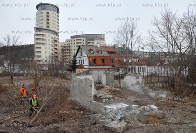 Wycinka drzew pod budowe nowej Trasy Slowackiego na...