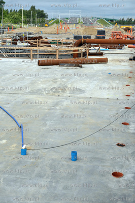 Gdansk. Maszyny TBM Damroka, podczas wiercenia tunelu...