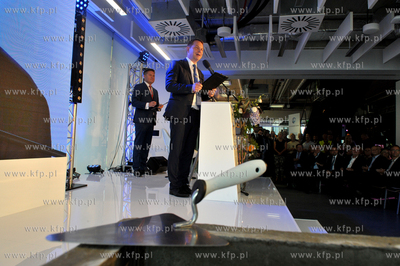 Gdańsk Oliwa. Uroczystość wmurowania kamienia węgielnego...