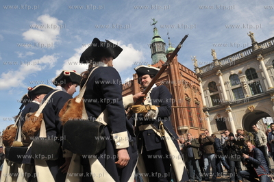 Gdańsk. Plac między Złotą Bramąi Katownią. Historyczna...