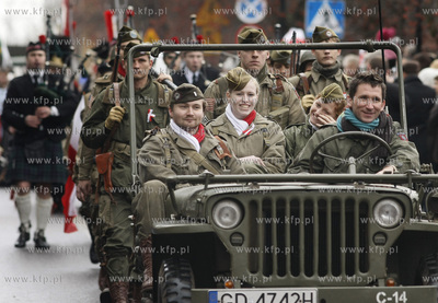 Gdansk. Parada z okazji Swieta Niepodleglosci.
11.11.2009
fot....