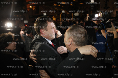 Sopot. Restauracja Harnas. Wieczor wyborczy obozu Jacka...