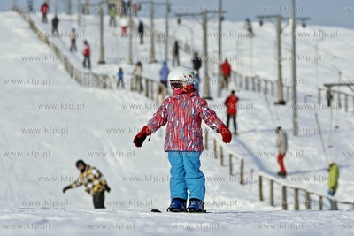 Stok narciarski w Trzepowie w okolicach Przywidza....