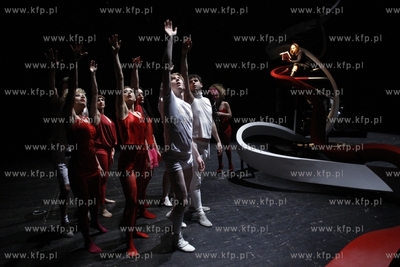 Scena Kameralna Teatru Wybrzeże w Sopocie. Próba...