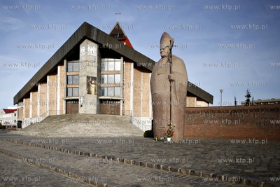 Gdańsk Zaspa. Kościół pw Opatrzności Bożej i...