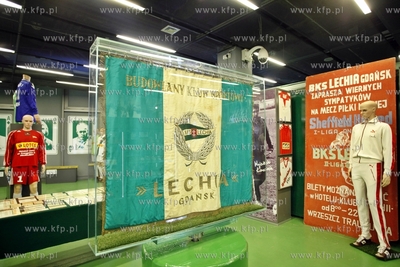 Gdansk. PGE Arena. Otwarcie muzeum klubu sportowego...