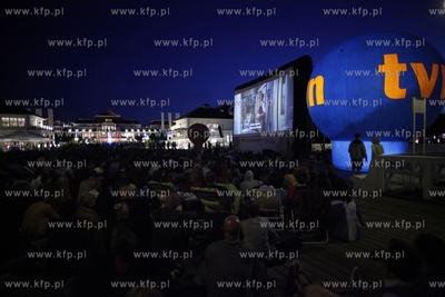 Sopot. Molo. Gala otwarcia festiwalu Orange Kino Letnie...
