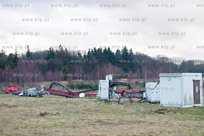 Z powodu silnych podmuchow wiatru runal  60-metrowy...