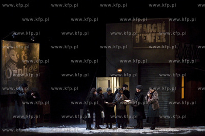 Opera Bałtycka. Próba generalna opery Cyganerii Giacoma...