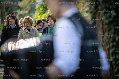 Uroczystość nadania nazwy Zaułek Cypriana Norwida...