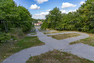 Zrewitalizowany Park na Zboczu na Wzgórzu Mickiewicza....