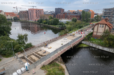 Remont Mostu Popielnego w ul. Toruńskiej. 28.08.2025...