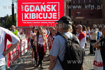 Gdańsk, Targ Węglowy, Strefa Kibica. Mundial 2018...